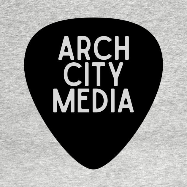 Arch City Media Guitar Pick by Arch City Tees